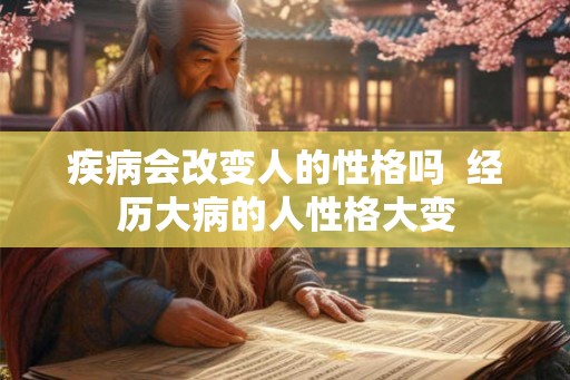 疾病会改变人的性格吗  经历大病的人性格大变