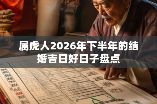 属虎人2026年下半年的结婚吉日好日子盘点 属虎人2026年下半年的结婚吉日好日子盘点