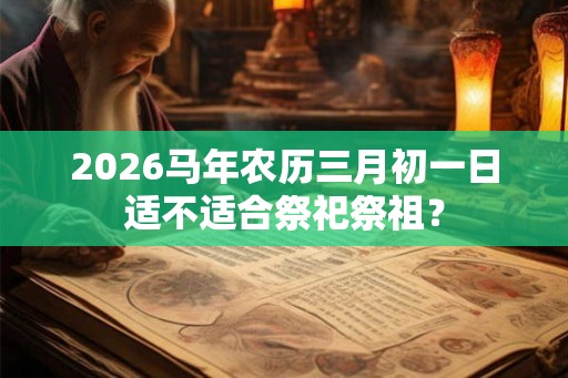 2026马年农历三月初一日适不适合祭祀祭祖？