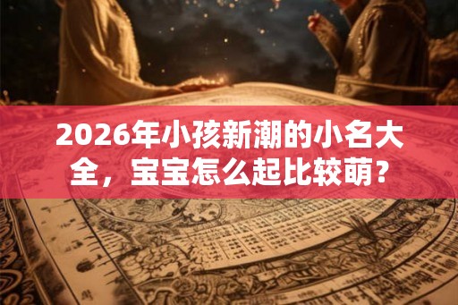 2026年小孩新潮的小名大全，宝宝怎么起比较萌？
