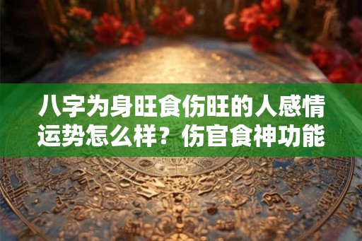 八字为身旺食伤旺的人感情运势怎么样?伤官食神功能你知道吗? 八字为身旺食伤旺的人感情运势怎么样?伤官食神功能你知道吗?