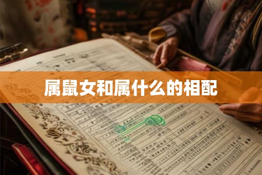 属鼠女和属什么的相配