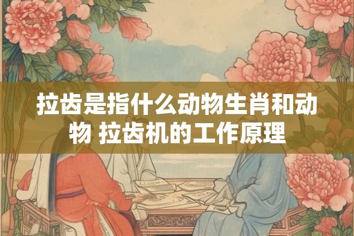 拉齿是指什么动物生肖和动物 拉齿机的工作原理