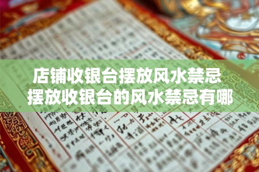 店铺收银台摆放风水禁忌 摆放收银台的风水禁忌有哪些