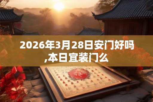 2026年3月28日安门好吗,本日宜装门么