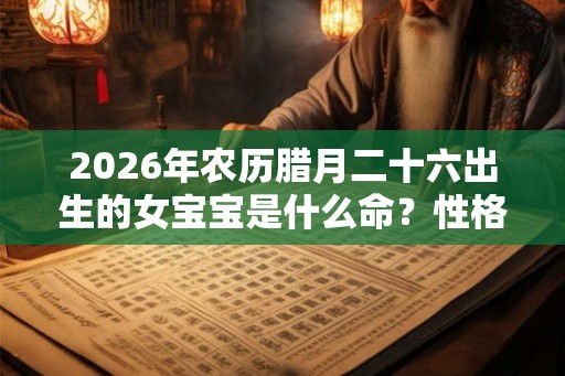 2026年农历腊月二十六出生的女宝宝是什么命?性格好不好? 2026年农历腊月二十六出生的女宝宝是什么命?性格好不好?