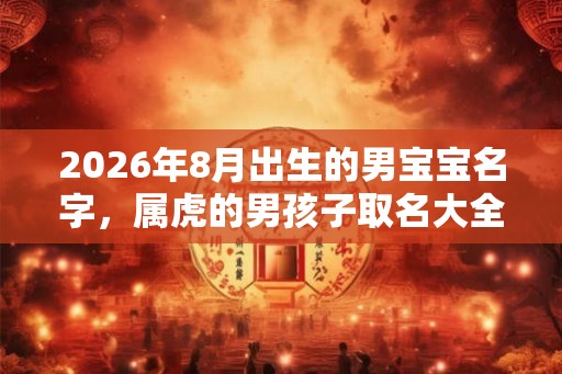 2026年8月出生的男宝宝名字，属虎的男孩子取名大全