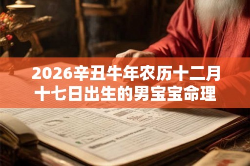2026辛丑牛年农历十二月十七日出生的男宝宝命理