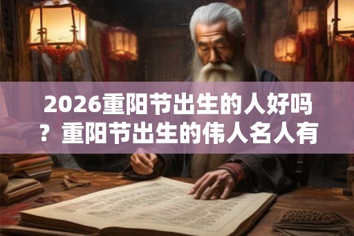 2026重阳节出生的人好吗？重阳节出生的伟人名人有哪些？