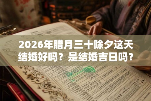 2026年腊月三十除夕这天结婚好吗？是结婚吉日吗？