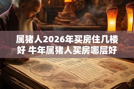 属猪人2026年买房住几楼好 牛年属猪人买房哪层好