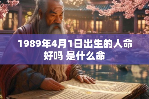 1989年4月1日出生的人命好吗 是什么命