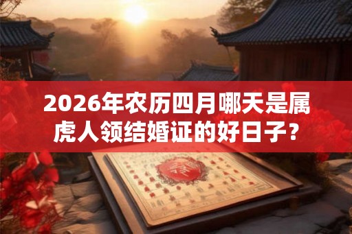 2026年农历四月哪天是属虎人领结婚证的好日子？