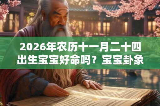 2026年农历十一月二十四出生宝宝好命吗？宝宝卦象如何？