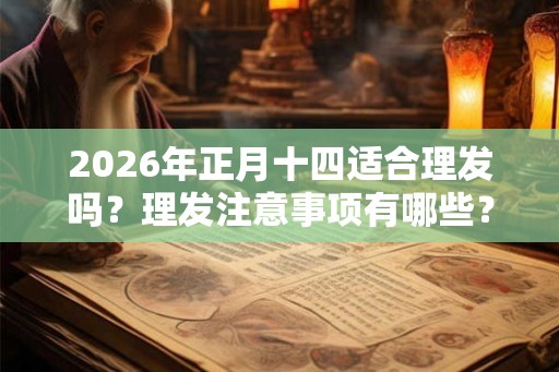 2026年正月十四适合理发吗？理发注意事项有哪些？