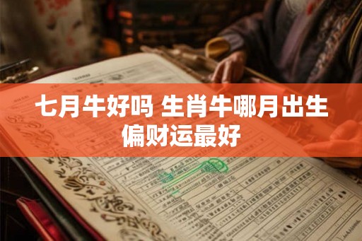 七月牛好吗 生肖牛哪月出生偏财运最好