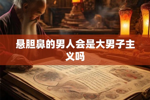 悬胆鼻的男人会是大男子主义吗