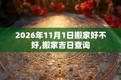 2026年11月1日搬家好不好,搬家吉日查询