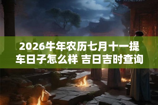 2026牛年农历七月十一提车日子怎么样 吉日吉时查询
