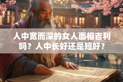 人中宽而深的女人面相吉利吗?人中长好还是短好? 人中宽而深的女人面相吉利吗?人中长好还是短好?
