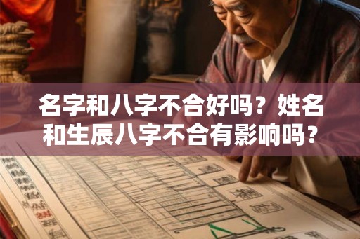 名字和八字不合好吗？姓名和生辰八字不合有影响吗？