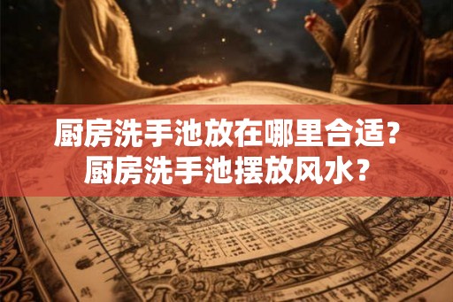 厨房洗手池放在哪里合适?厨房洗手池摆放风水? 厨房洗手池放在哪里合适?厨房洗手池摆放风水?
