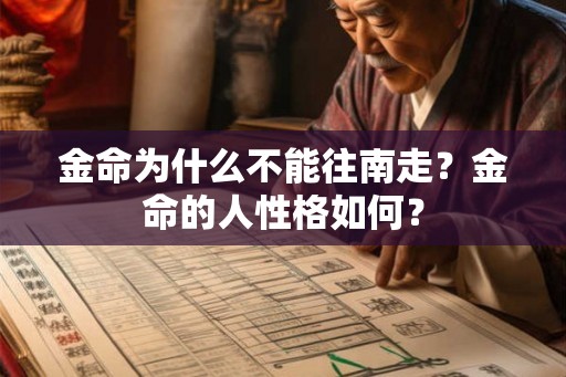 金命为什么不能往南走？金命的人性格如何？