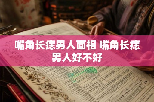 嘴角长痣男人面相 嘴角长痣男人好不好