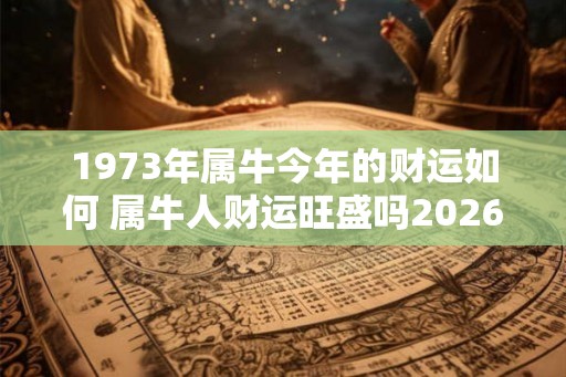 1973年属牛今年的财运如何 属牛人财运旺盛吗2026年