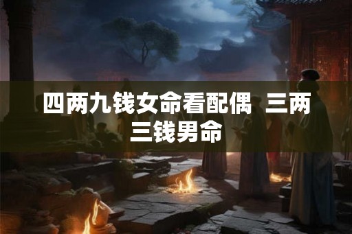 四两九钱女命看配偶  三两三钱男命