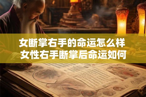 女断掌右手的命运怎么样 女性右手断掌后命运如何
