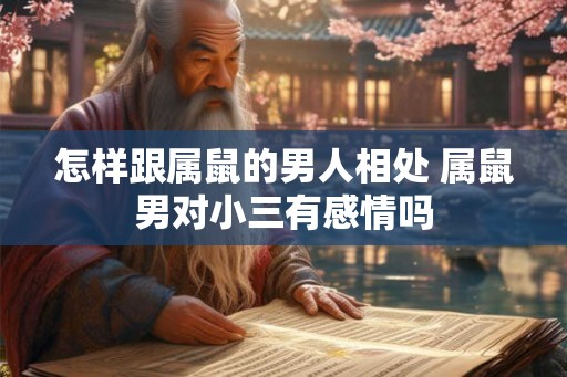 怎样跟属鼠的男人相处 属鼠男对小三有感情吗
