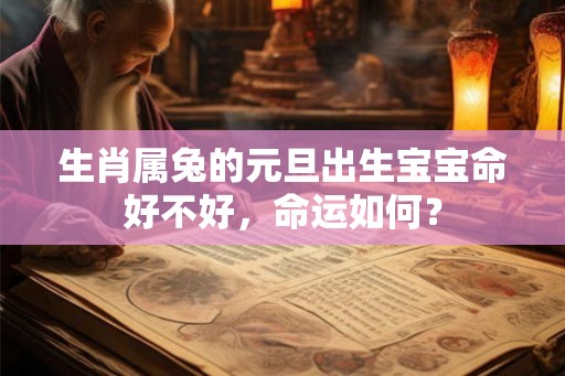生肖属兔的元旦出生宝宝命好不好，命运如何？