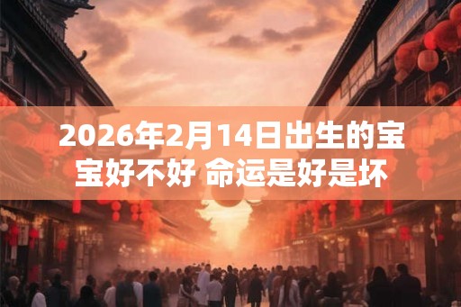 2026年2月14日出生的宝宝好不好 命运是好是坏