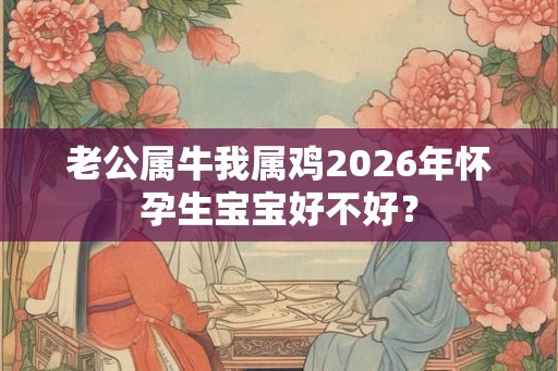 老公属牛我属鸡2026年怀孕生宝宝好不好？