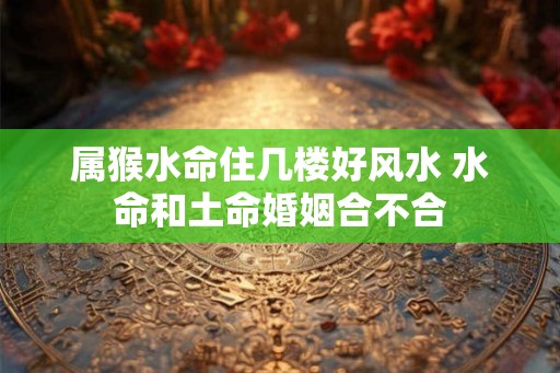 属猴水命住几楼好风水 水命和土命婚姻合不合