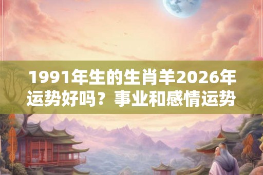 1991年生的生肖羊2026年运势好吗？事业和感情运势怎么样？