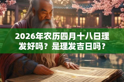 2026年农历四月十八日理发好吗?是理发吉日吗? 2026年农历四月十八日理发好吗?是理发吉日吗?