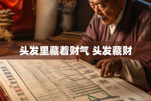 头发里藏着财气 头发藏财