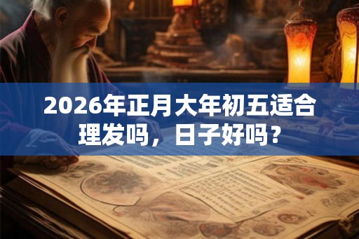 2026年正月大年初五适合理发吗，日子好吗？