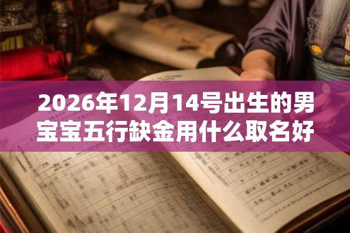 2026年12月14号出生的男宝宝五行缺金用什么取名好