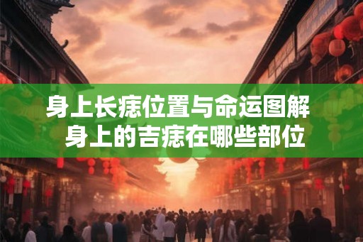 身上长痣位置与命运图解  身上的吉痣在哪些部位