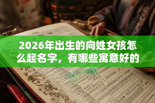 2026年出生的向姓女孩怎么起名字，有哪些寓意好的名字