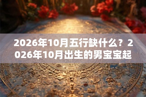 2026年10月五行缺什么?2026年10月出生的男宝宝起名大全 2026年10月五行缺什么?2026年10月出生的男宝宝起名大全