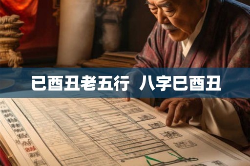 已酉丑老五行  八字巳酉丑