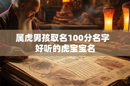 属虎男孩取名100分名字 好听的虎宝宝名 属虎男孩取名100分名字 好听的虎宝宝名