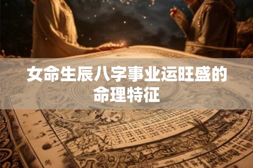 女命生辰八字事业运旺盛的命理特征