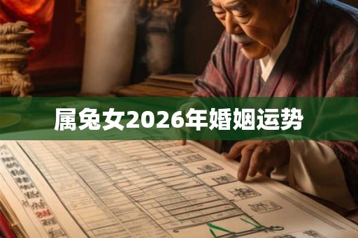 属兔女2026年婚姻运势