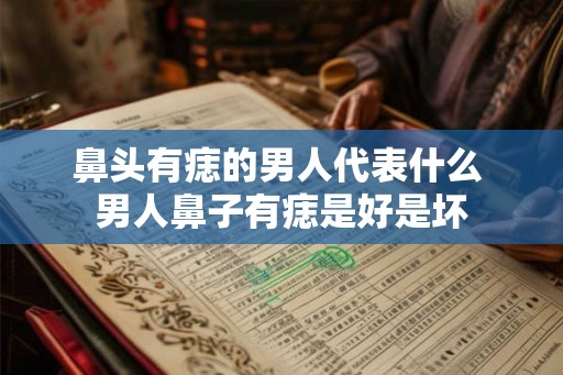 鼻头有痣的男人代表什么 男人鼻子有痣是好是坏