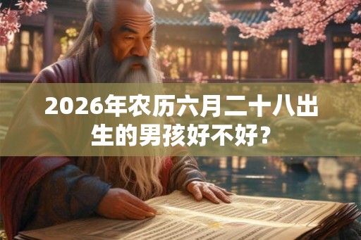 2026年农历六月二十八出生的男孩好不好? 2026年农历六月二十八出生的男孩好不好?